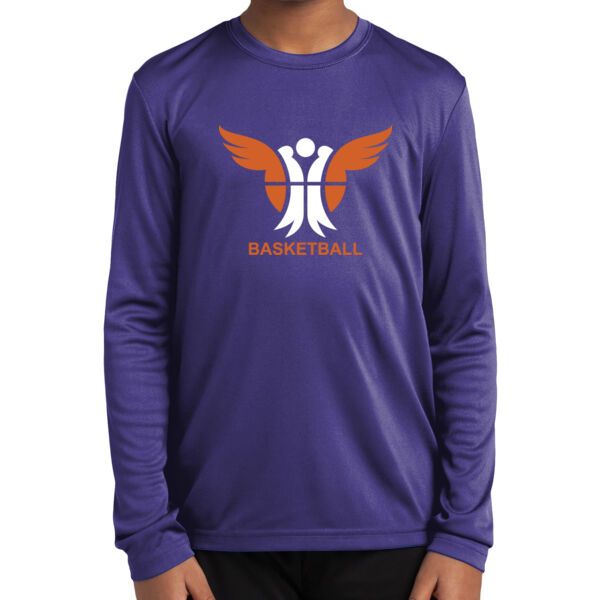 Mirage Basketball Youth Long Sleeve PosiCharge ® Competitor Tee Thumbnail